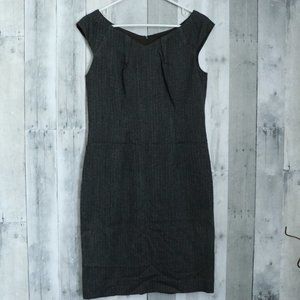 Massimo | Women's Gray Professional Pattern Dress